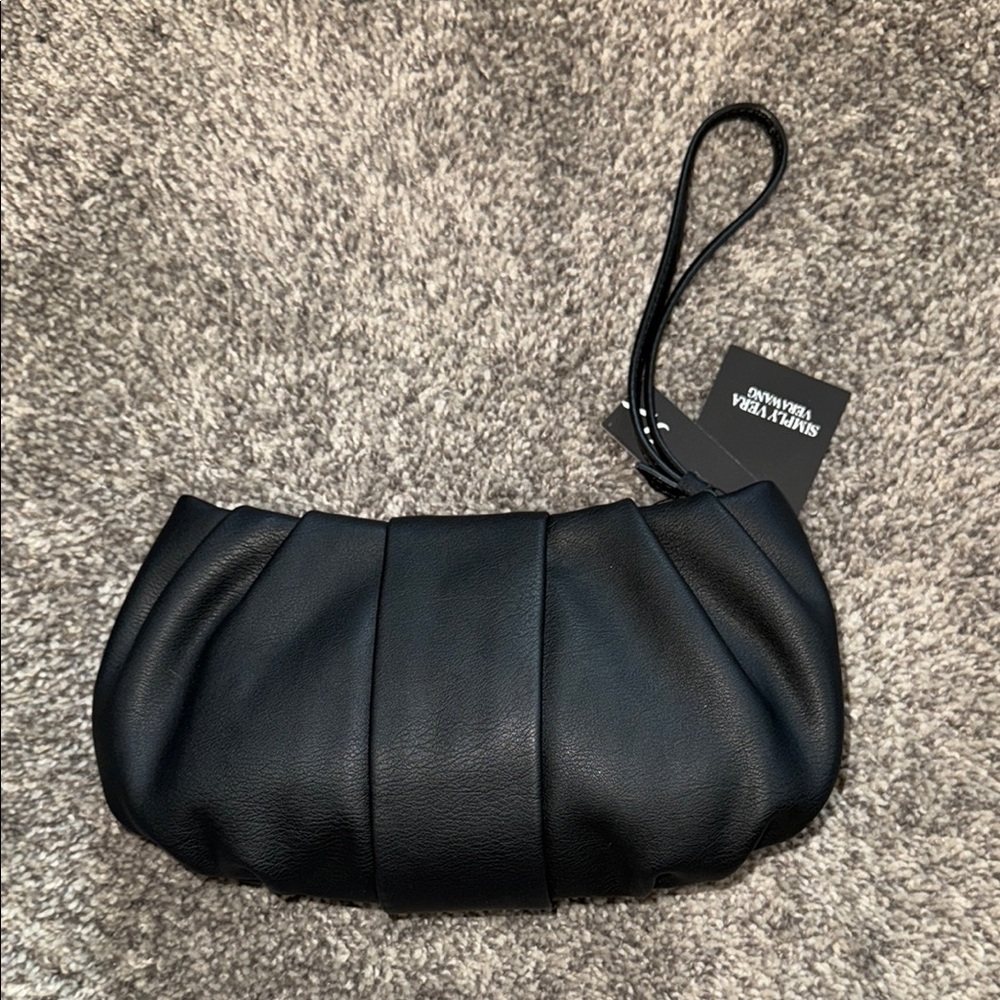 Simply Vera Elegant Black Clutch Bag - Picture 2 of 7